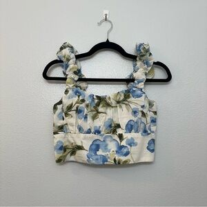 Abercrombie & Fitch Floral Crop Top Size S BNWT